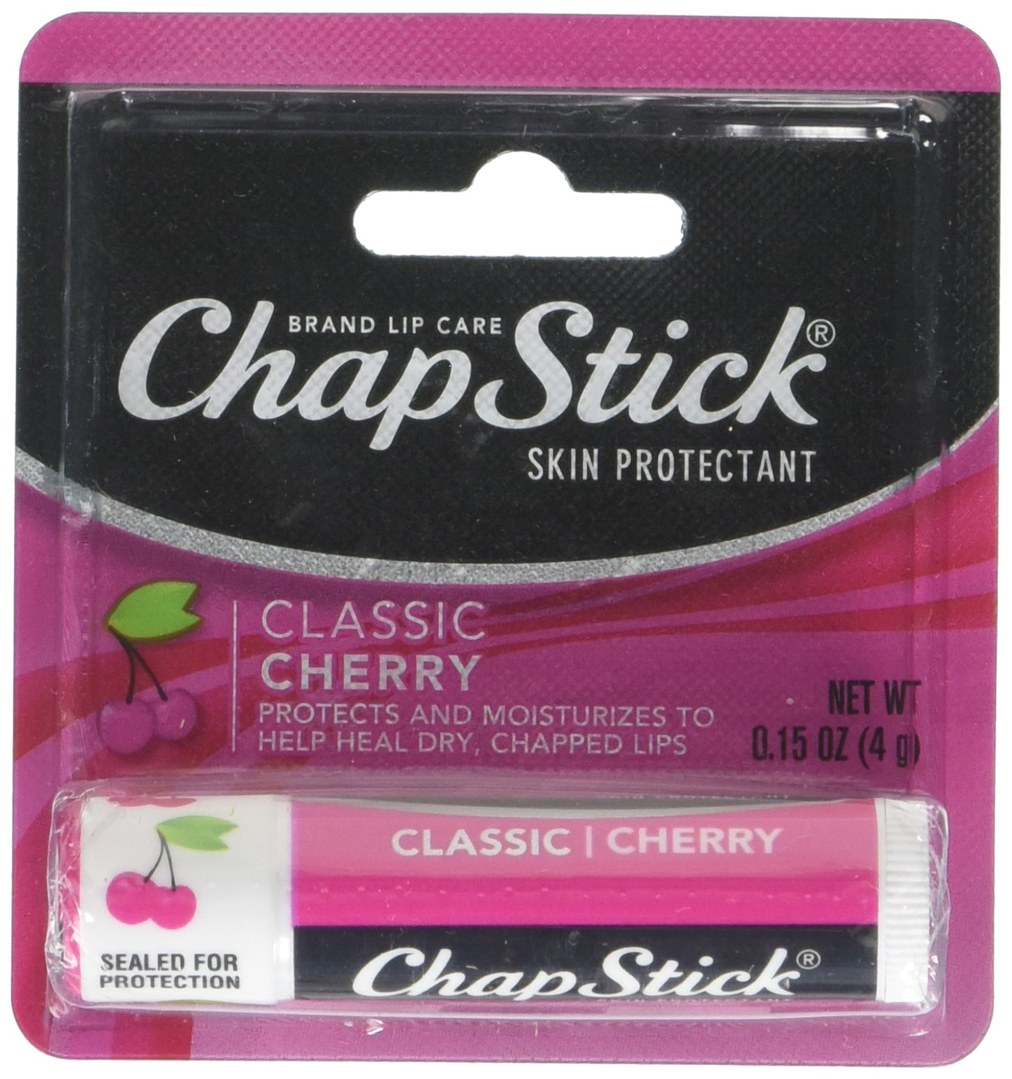 ChapStick Lip Balm Cherry 0 15 oz Pack of 6