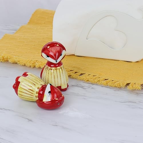 Miniatura 6 de Gibson Home Juego de sal y pimienta Woodland Fox