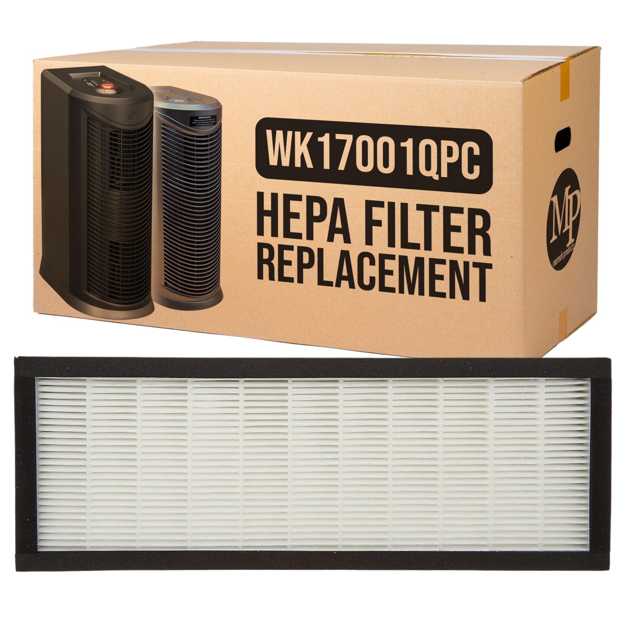 MP Maresh Products WK17001QPC HEPA Filter Replacement for Oreck V35729 Air Purifier - For Dust, and Particles, Premium HEPA Filter, Durable Design, Easy to Install - White 1-Pack
