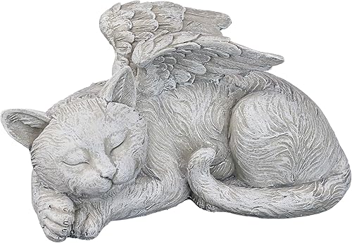 Miniatura 9 de Design Toscano QL6080 - Estatua de homenaje conmemorativa para lápidas de ángel, 10 pulgadas de ancho, 5 pulgadas de profundidad, 5 pulgadas de