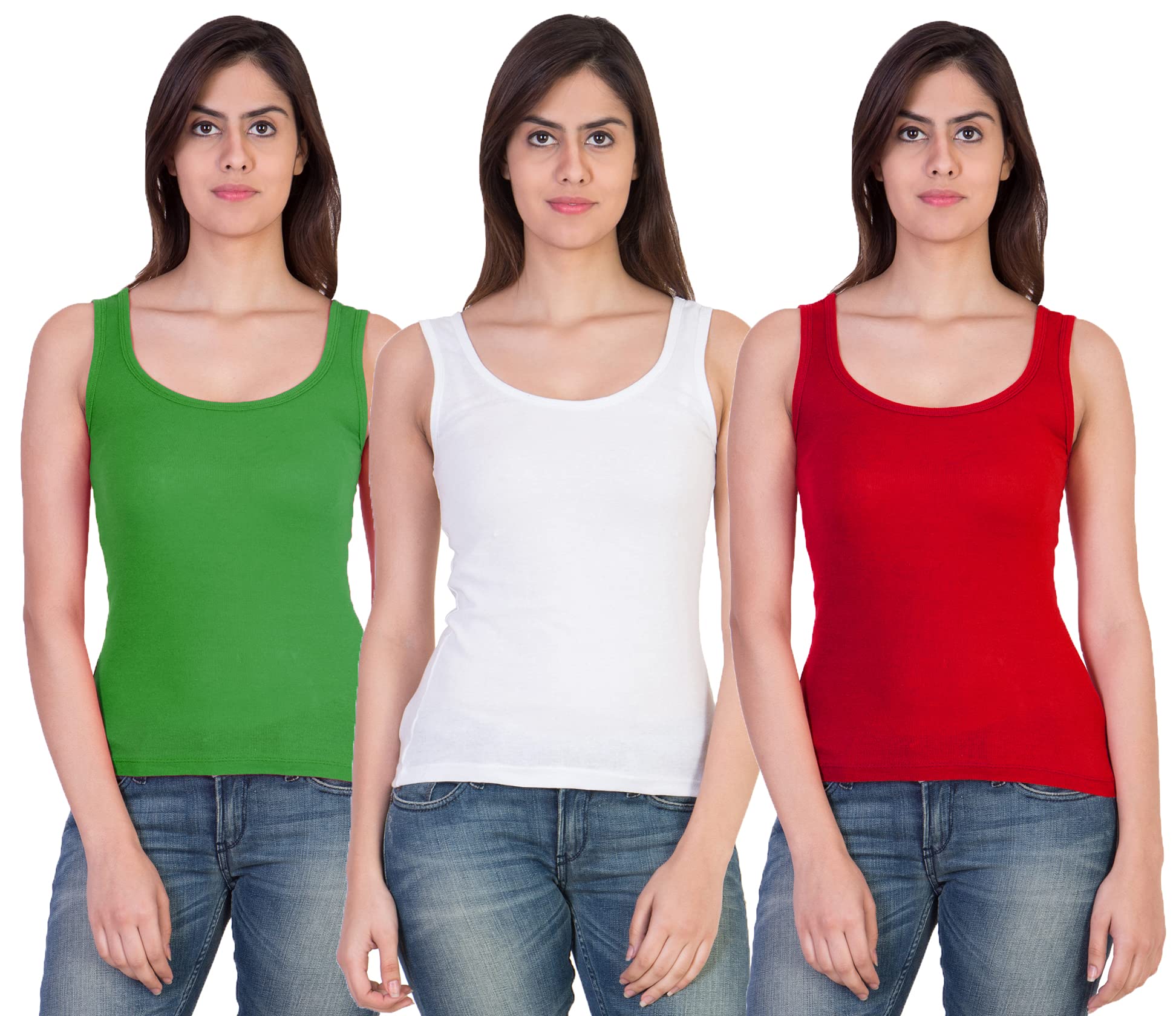 17hills Set of 3 Premium Tank Top Vest Camisole Sando Spaghetti for Women,Girls-picture-17