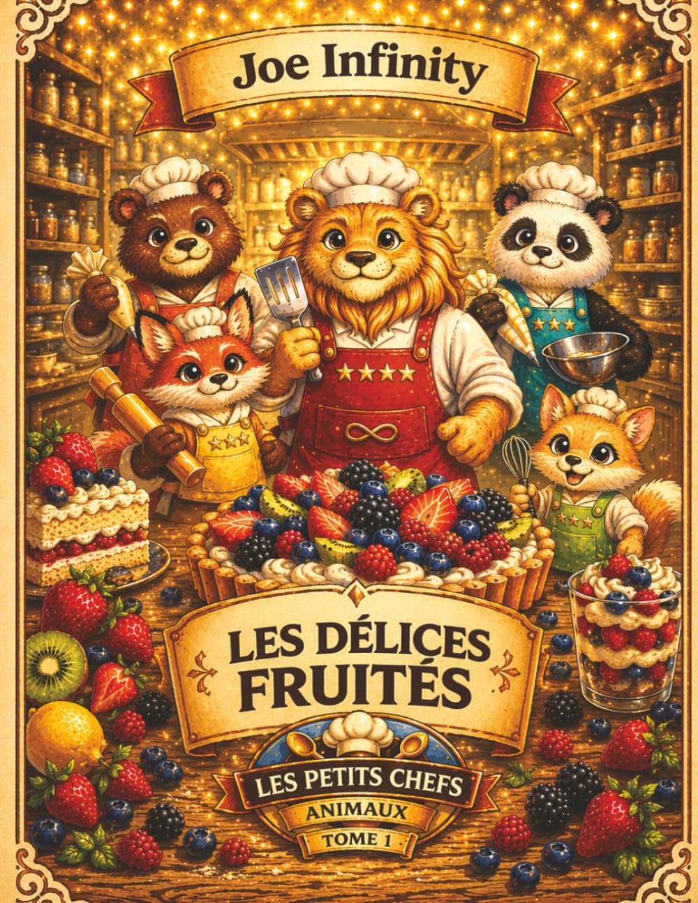 Les Petits Chefs Animaux – Tome 1 : Les Délices Fruités: Un livre de cuisine ludique pour enfants dès 6 ans, avec 25 recettes fruitées faciles à ... et partager de délicieux moments en famille.