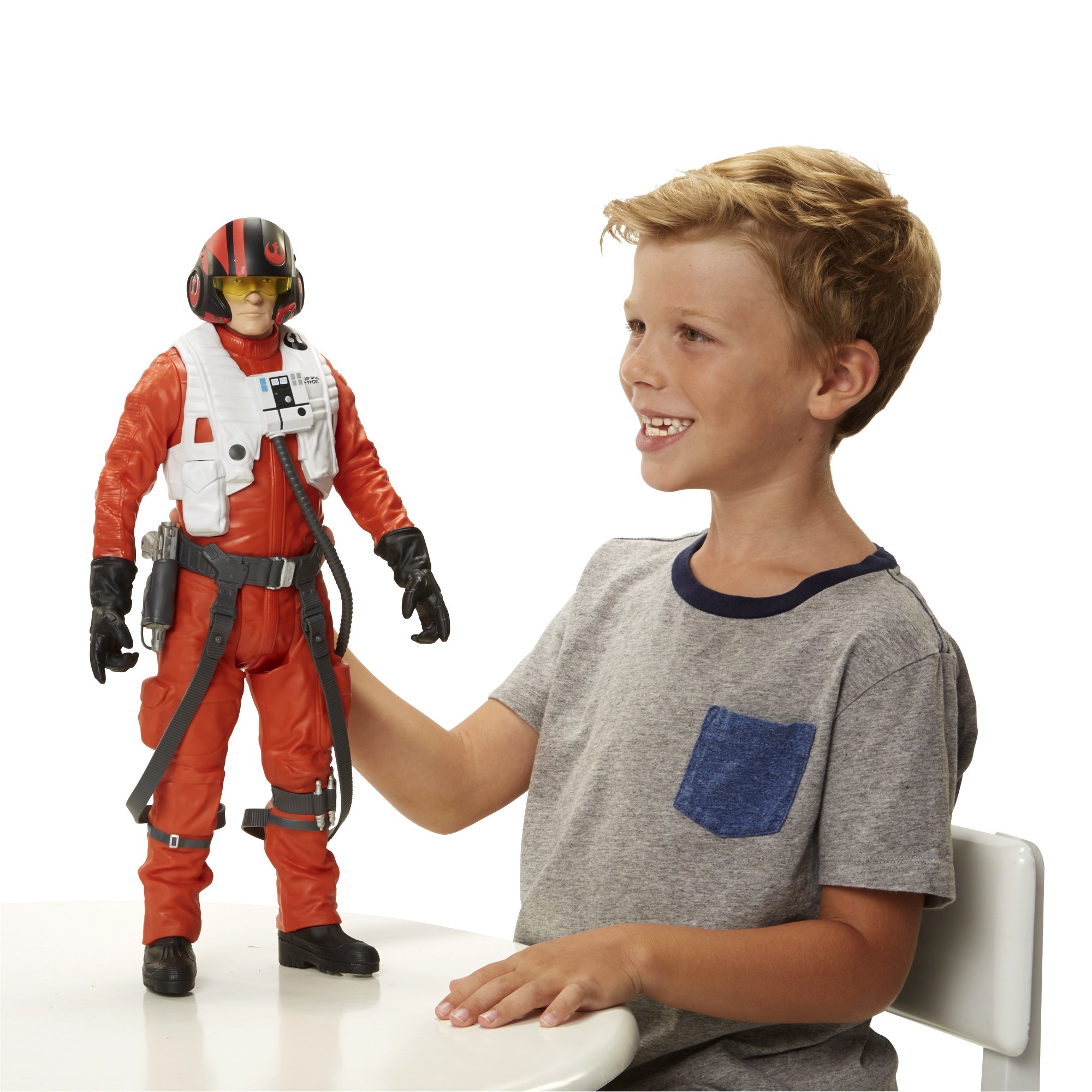 【希少価値】未開封 STAR WARS POE DAMERON フィギュアセット Star Wars - The Force Awakens 18-Inch Big Poe Dameron Figure