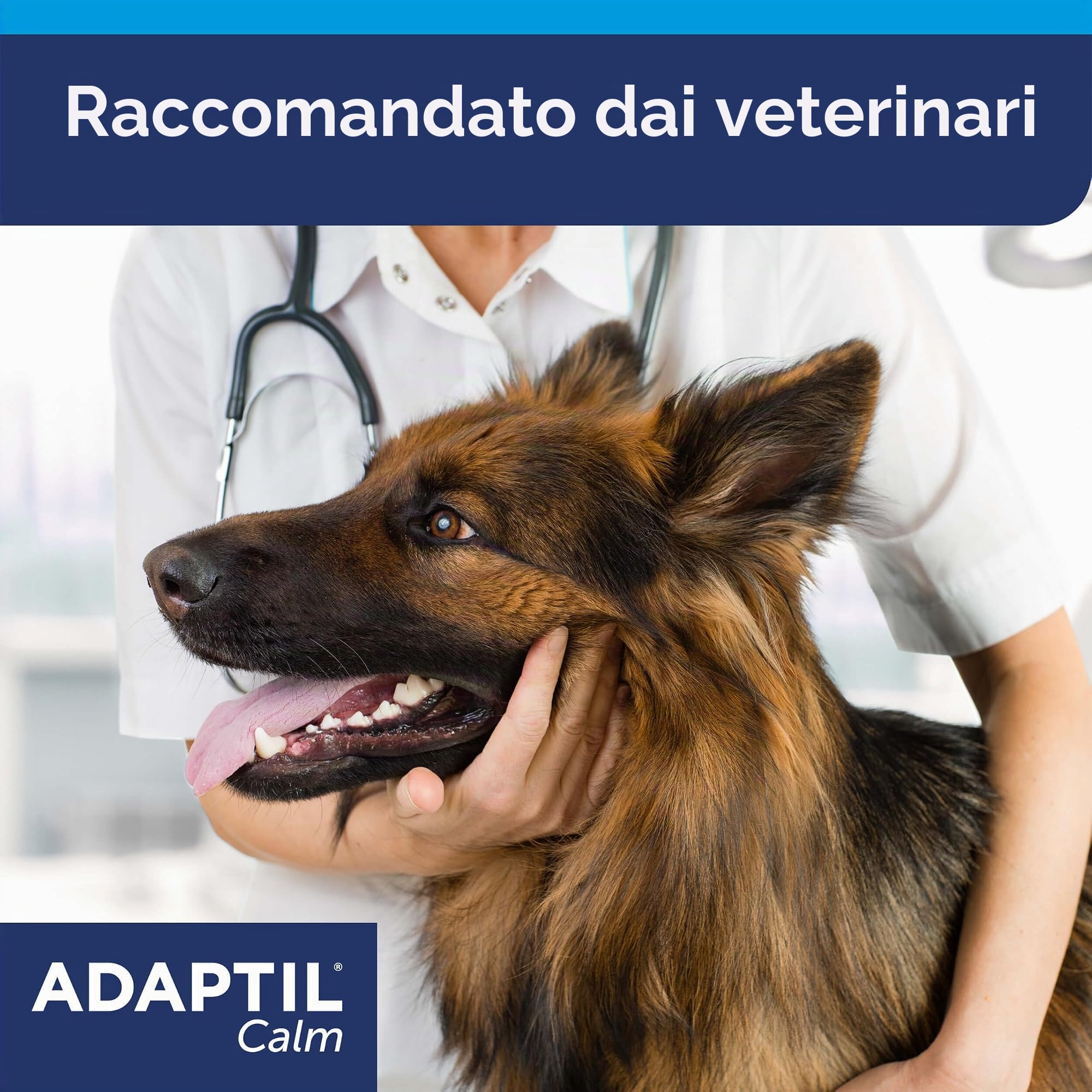 Adaptil Calm - Anti-Stress per i Cani - Home Alone, Paura, Forti rumori, Adozione - Diffusore + Ricarica 48ml