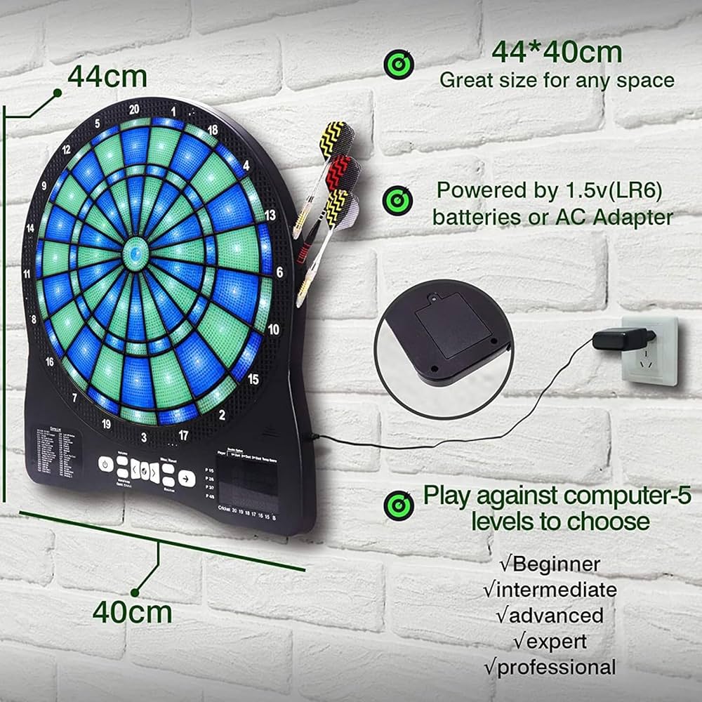 ダーツボード 電動 Amazon.co.jp: 電子ダーツボード、13インチプロフェッショナル
