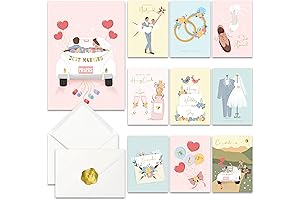 AUDREE Wedding Greeting Cards for Bride And Groom