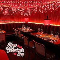 Vista 26 de Luces de Navidad azules al aire libre - 99 pies 1216 luces LED de carámbano para exteriores - Enchufe 8 modos luces centelleantes para decoraciones