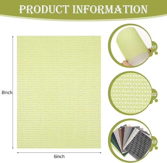 12 Pcs Eye Mesh Sheets for Therian Mask, 12 Colors 6 x 8 Inches (Dark)