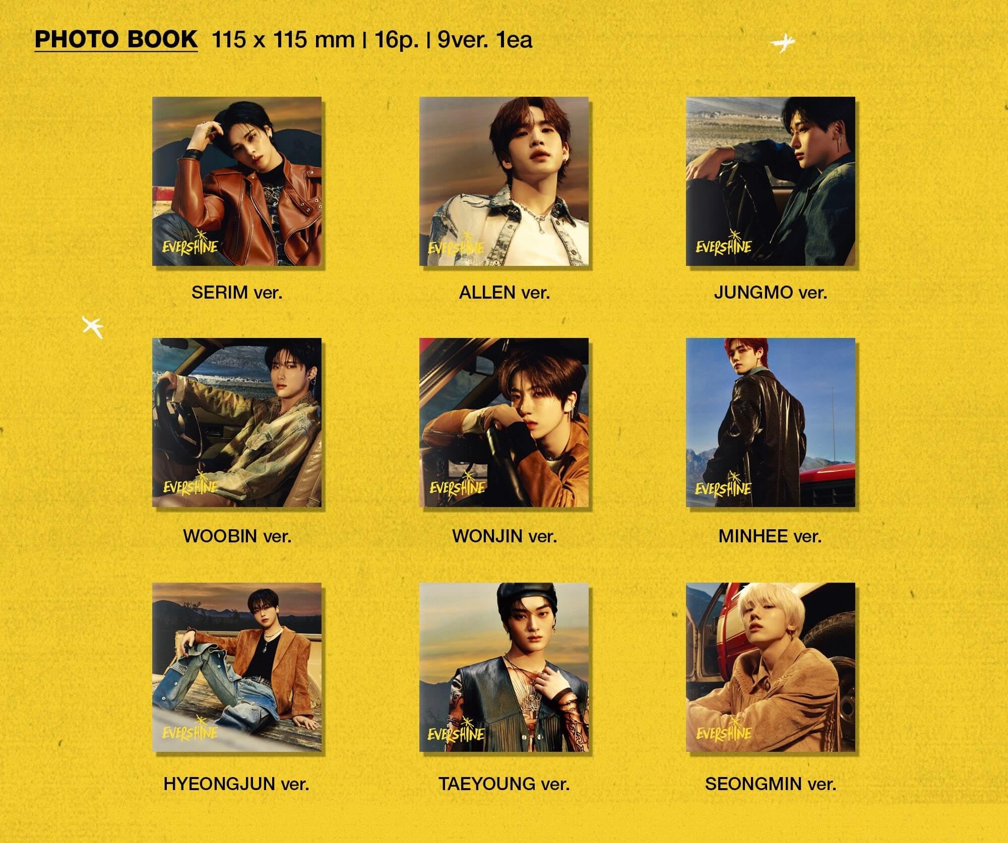 未開封新品] CRAVITY（クラビティ） - ミニアルバム7集：EVERSHINE