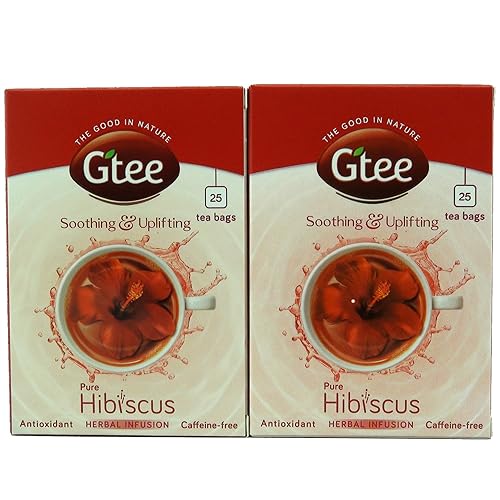 Miniatura 8 de Gtee Bolsas de té de hibisco, 25 bolsas de té (paquete de 2)
