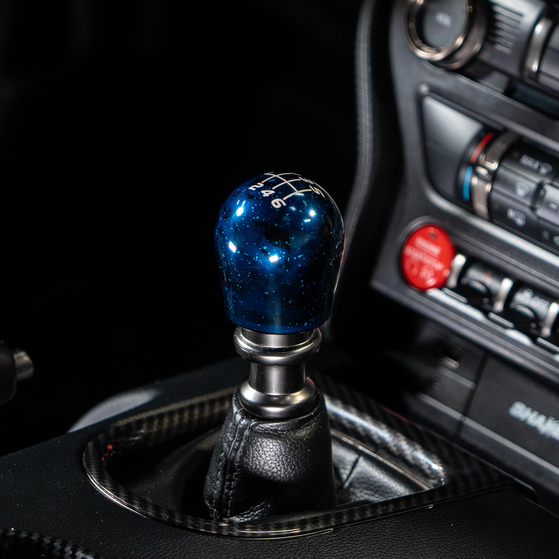 Billetworkz Cosmic Space Shift Knob for 2012+ Ford Focus ST/RS and Fiesta ST 6 Speed