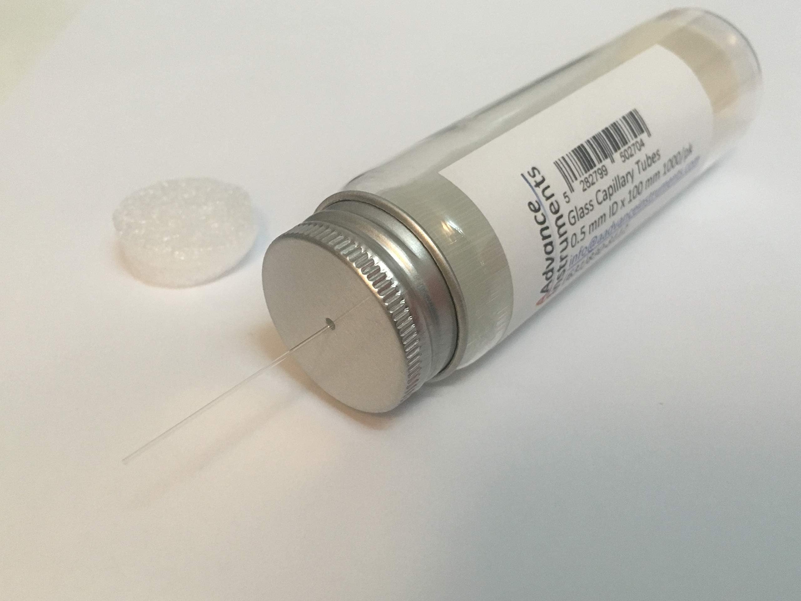 Glass Capillary Tubes/Micro Pipettes TLC Spotting 0.5mm ID x 100mm 500 or 1000/pk 0.5mm ID x 100mm 0.5 x 100 1000
