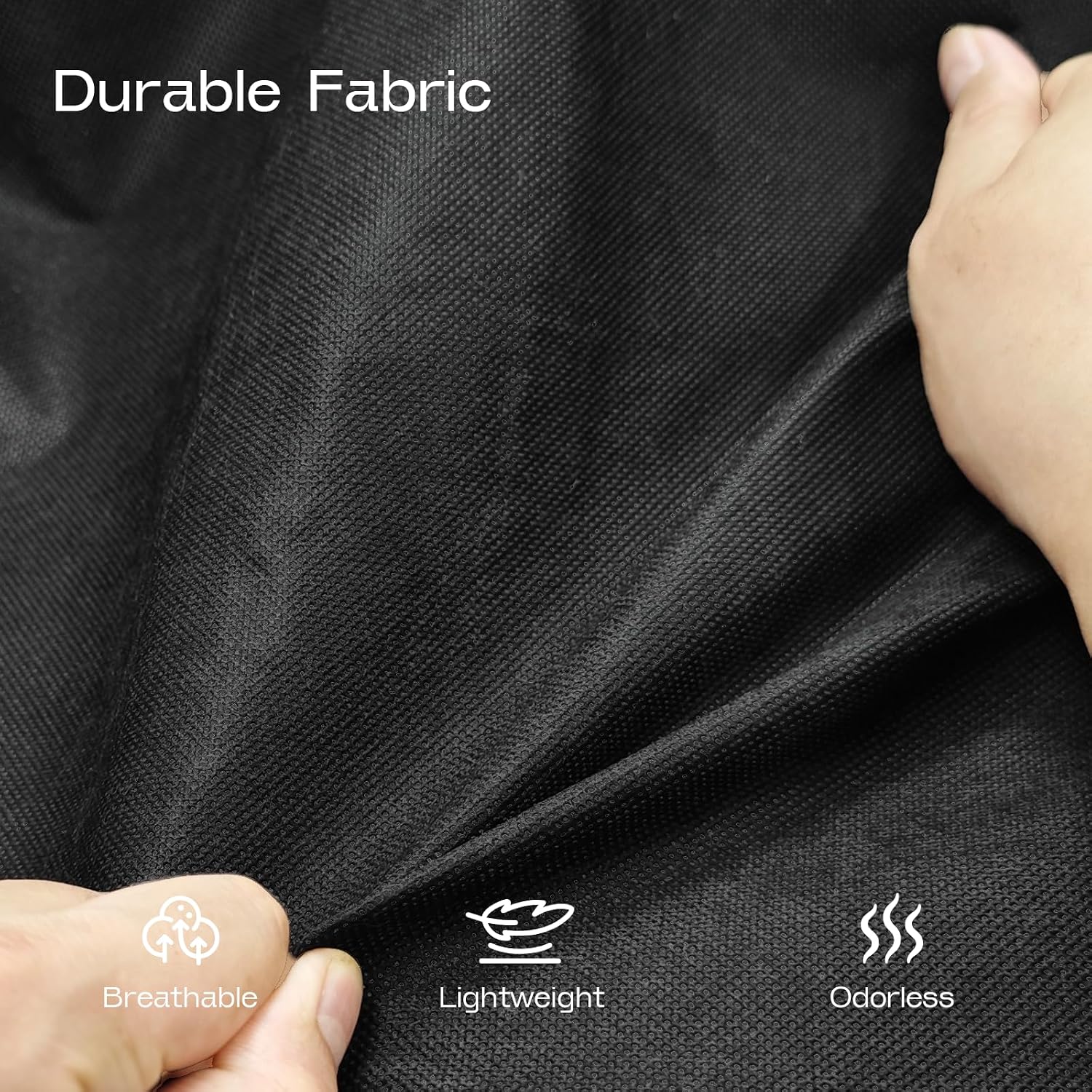 2 Pack Heavy Duty Garment Bags for Travel Suit Bags, Dress Bags, Garment Bags for Hanging Clothes with Pockets Men's Suit Holder for Cospaly, Shirts, Coats, Dresses (Black, 2Pack 54")