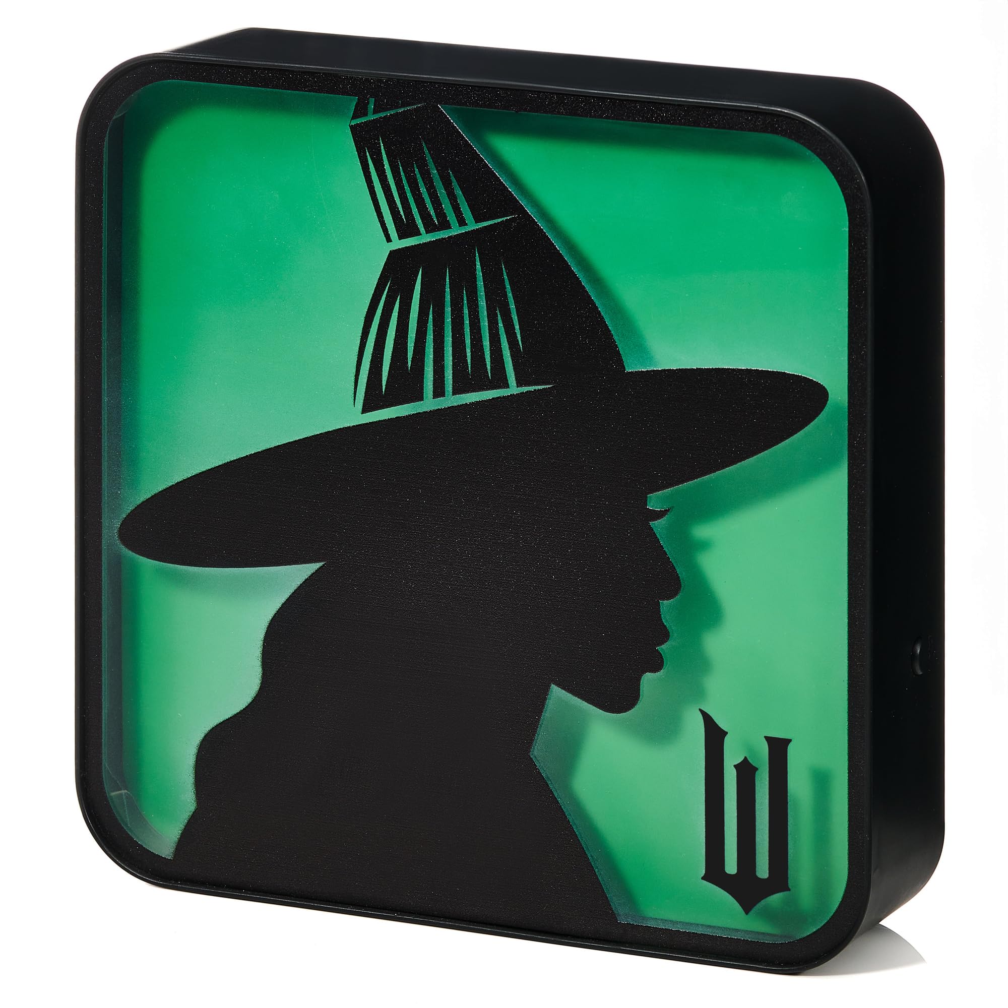 Numskull Official Wicked Acrylic Elphaba the Witch Desk Lamp Wall Light for Bedroom, Office, Home, Study, Work - Official Wicked Merchandise