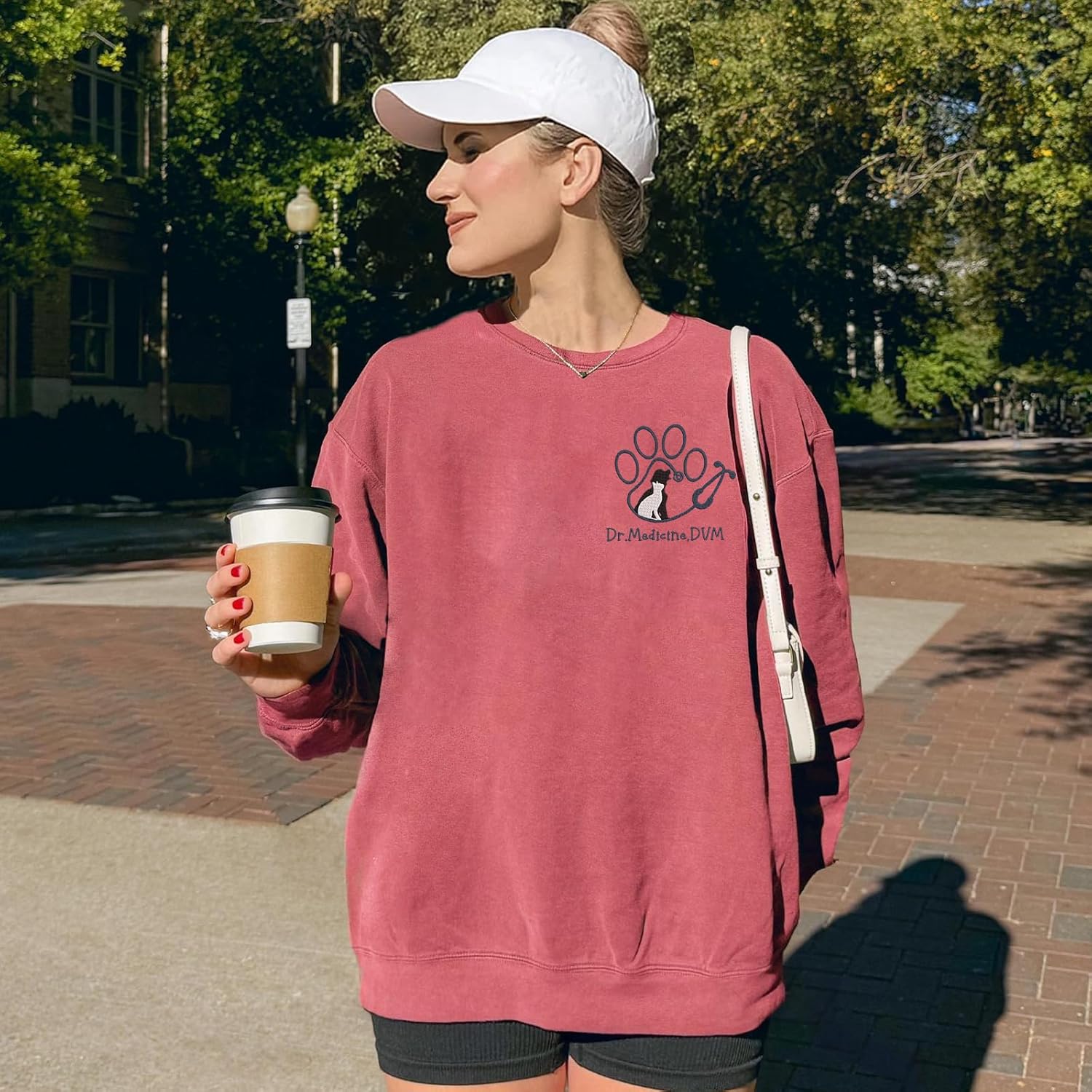 LOVELYPOD Vet Tech Custom Quarter Zip Sweatshirt, Veterinary Tech Sweatshirt, Animal Nurse Shirt - Image 7