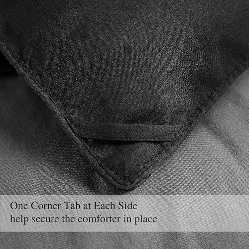 Miniatura 5 de COHOME Edredón con relleno alternativo mullido, tamaño individualindividual XL, acolchado, con lengüetas en las esquinas, para todas las estaciones,