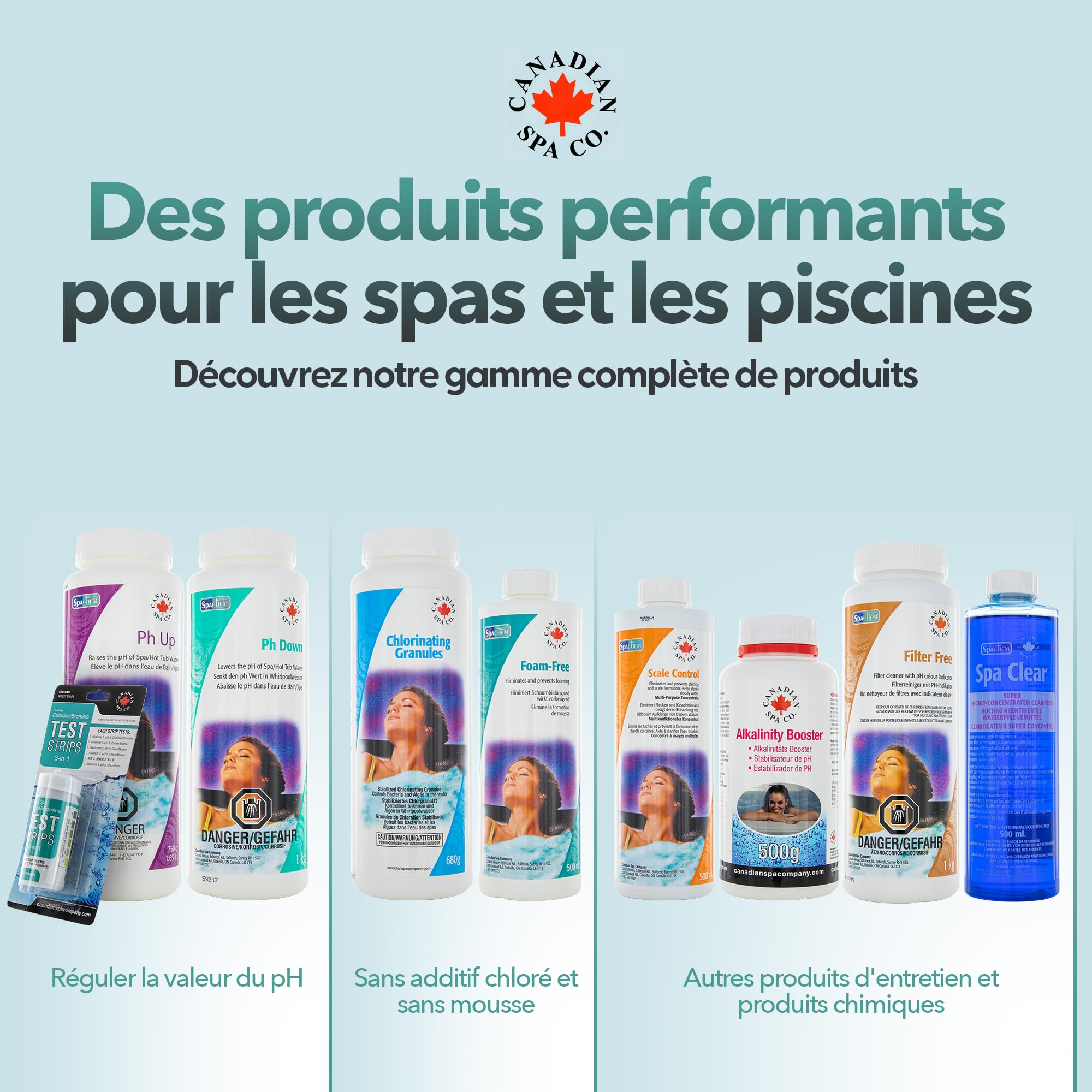 CANADIAN SPA CO. Glacier Silverstream Filtre Hot Tub Protection antimicrobienne Technologie ions d'argent Accessoires Whirl Pool