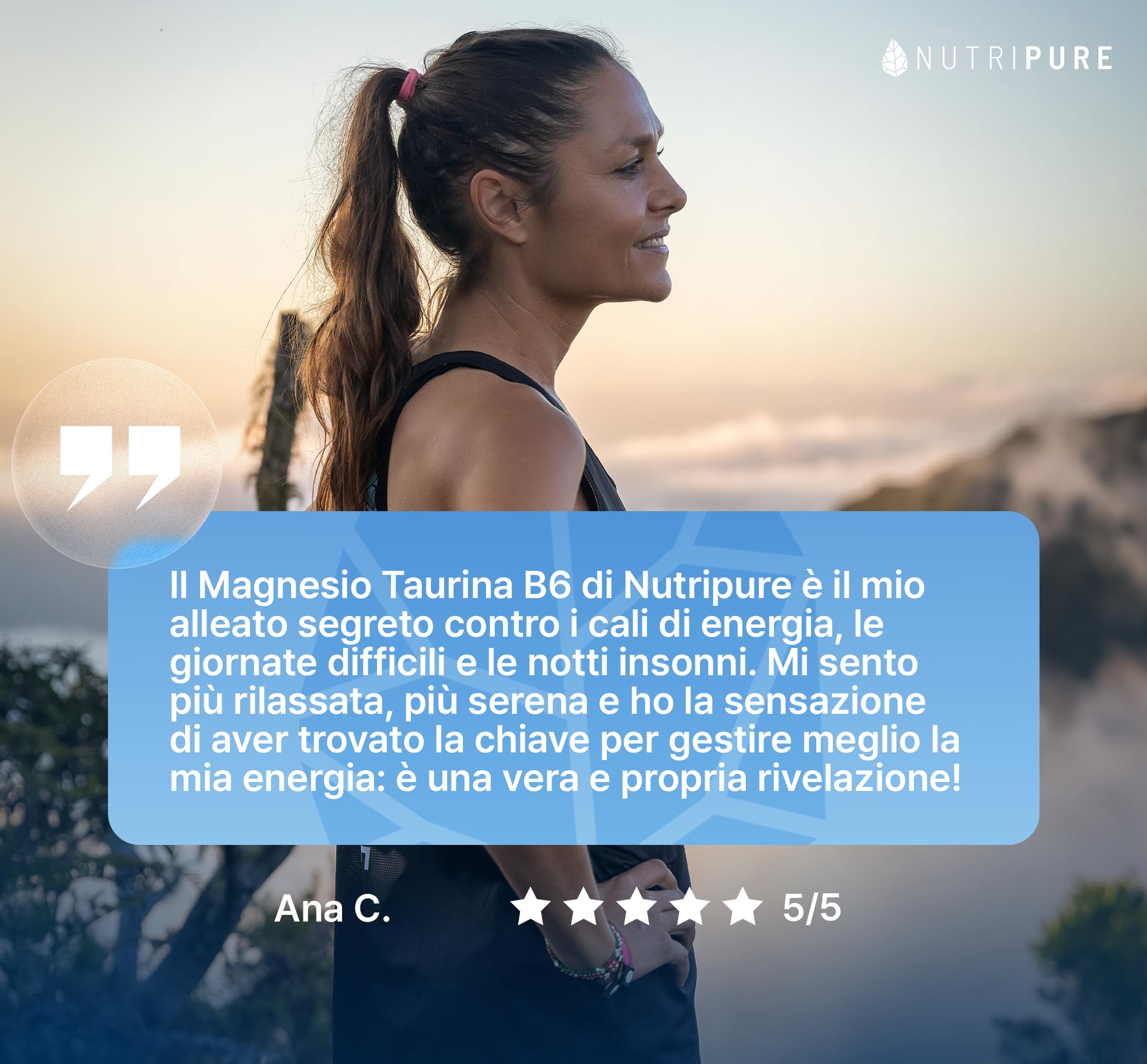 Magnesio bisglicinato + Taurina & Vitamina B6 | Integratori ad alto assorbimento | Contro la fatica, per la concentrazione | Vegan | 180 capsule | Trattamento di un 3 mesi | Made in France | Nutripure