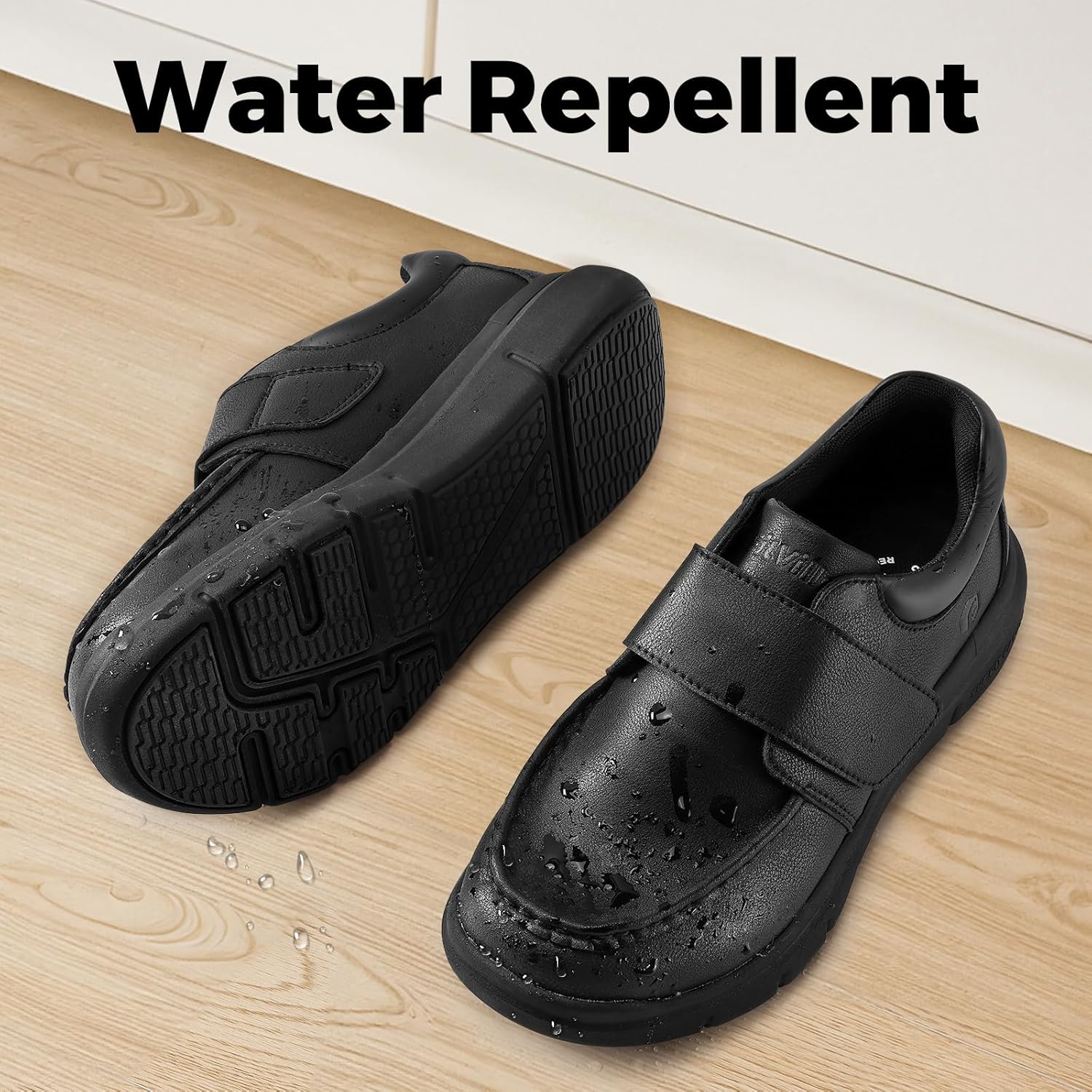 FitVille Wide Diabetic Walking Shoes for Men Leather Oxford Comfortable Dress Business Casual Shoes Sneakers for All-Day Comfort - Image 5