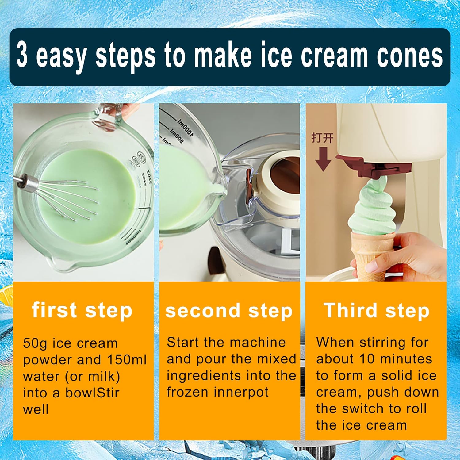 爆売りセール開催中 ソフトクリームメーカーソフトクリームマシンソフトクリームマシン 家庭用アイスクリームメーカー フローズンヨーグルトソルベメーカー自動機 家庭用ア Applepress Ca