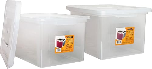Miniatura 9 de Lorell LLR68925 - Caja de archivos de plástico legal 1 EA
