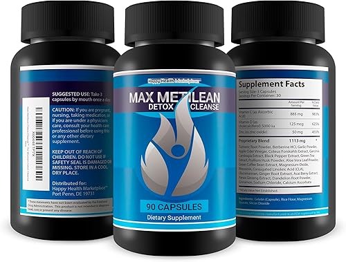 Miniatura 4 de Max Metilean Detox Cleanse - Nuestra mejor limpieza de desintoxicación para mujeres - Limpieza suave de cuerpo completo - Limpieza intestinal