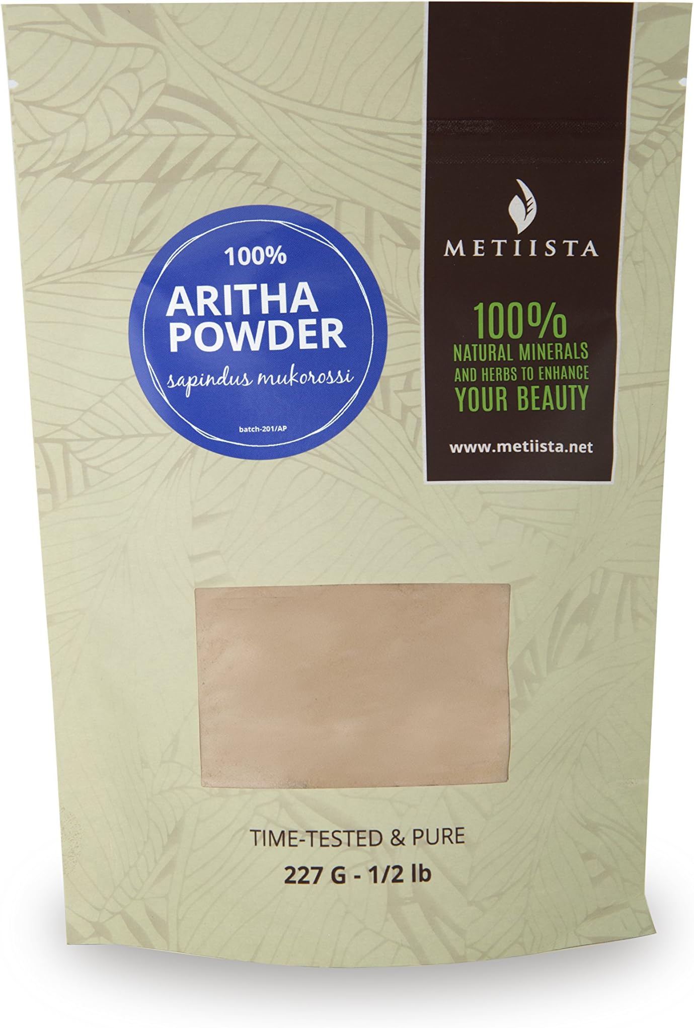 Aritha Powder (Soapnut Powder) (1/2lb/227g)