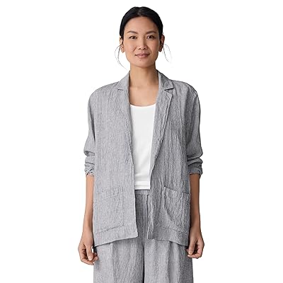 Eileen Fisher Notch Collar Blazer Women
