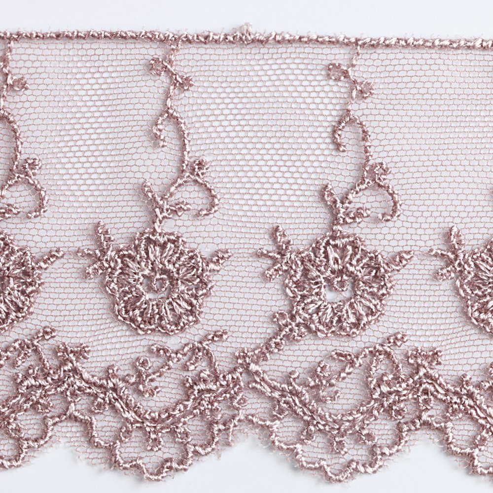 Dentelle indienne, garniture large, bordure de sari, dentelle de tissu, embellissement décoratif d'album, ruban indien, garniture brodée - 1 mètre - France