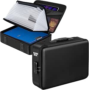 Fireproof Docuent Box, 3- Layer Docuent Safe Bag, Fireproof Safety