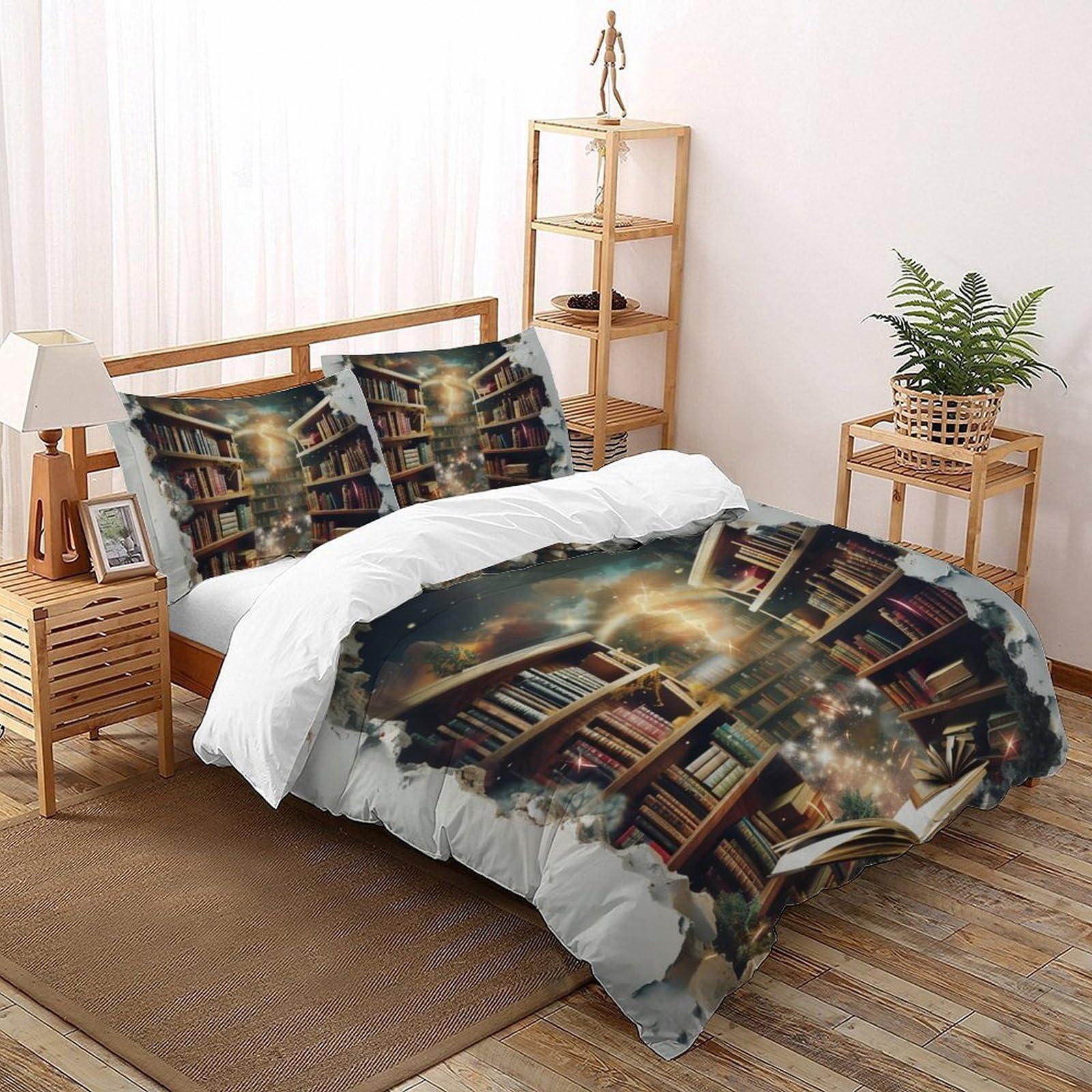 Housse de couette garçon 3D fermeture éclair finie la corvée du lit 220x240