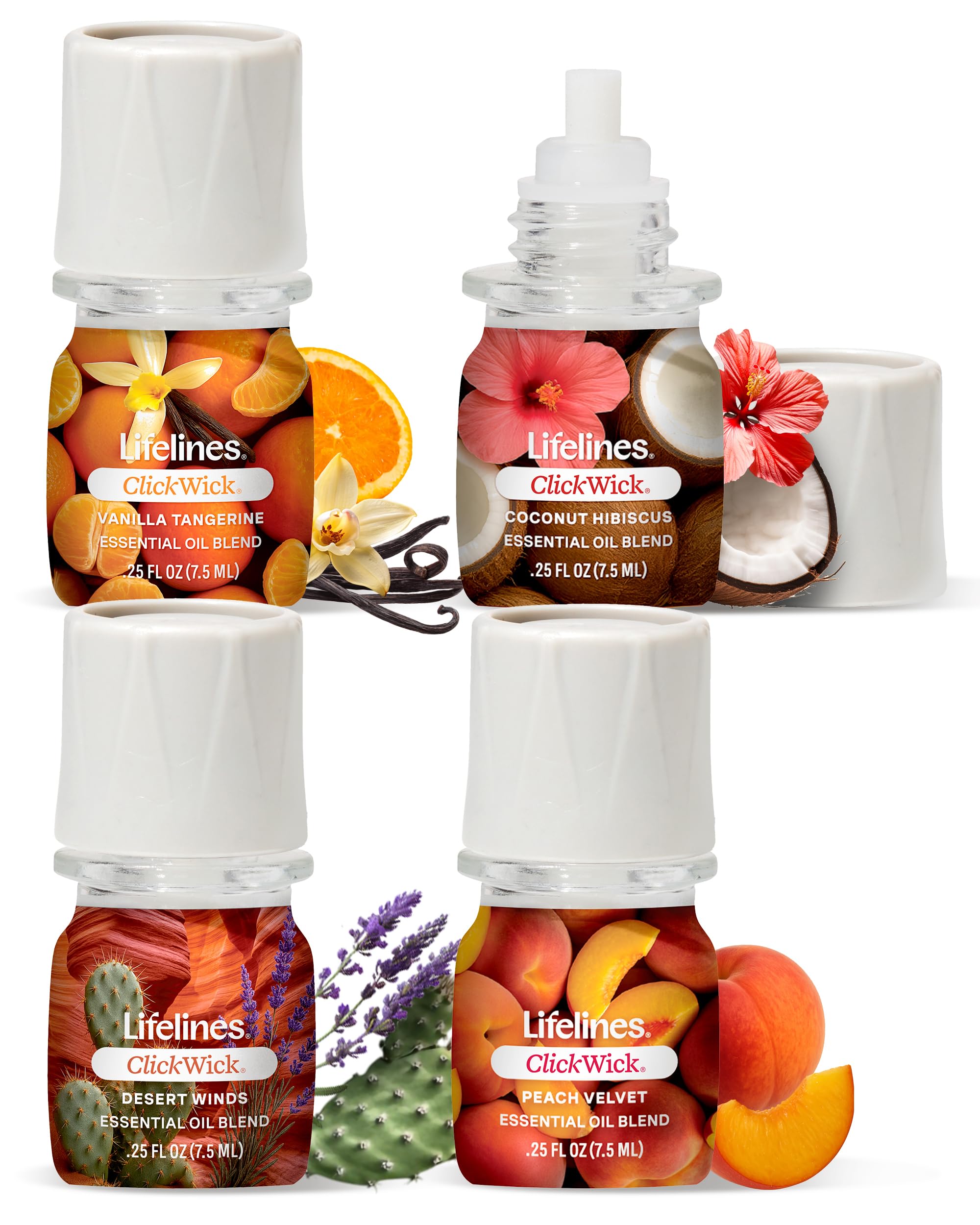 Amazon.com: ClickWick Essential Oil Blends for Lifelines Diffusers