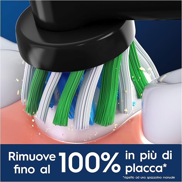 Oral-B Testine Di Ricambio Pro Cross Action Black, 4 Testine - 3