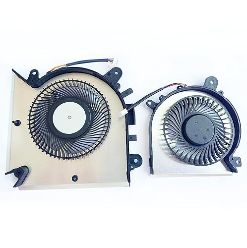 Fleshy Leaf Nuevo CPU+GPU Ventilador de Refrigeración Reemplazo para MSI GF63 GF65 Delgado MS-16R1 MS-16R2 MS-16R3 MS-16R5 WF65 PABD08008SH N413