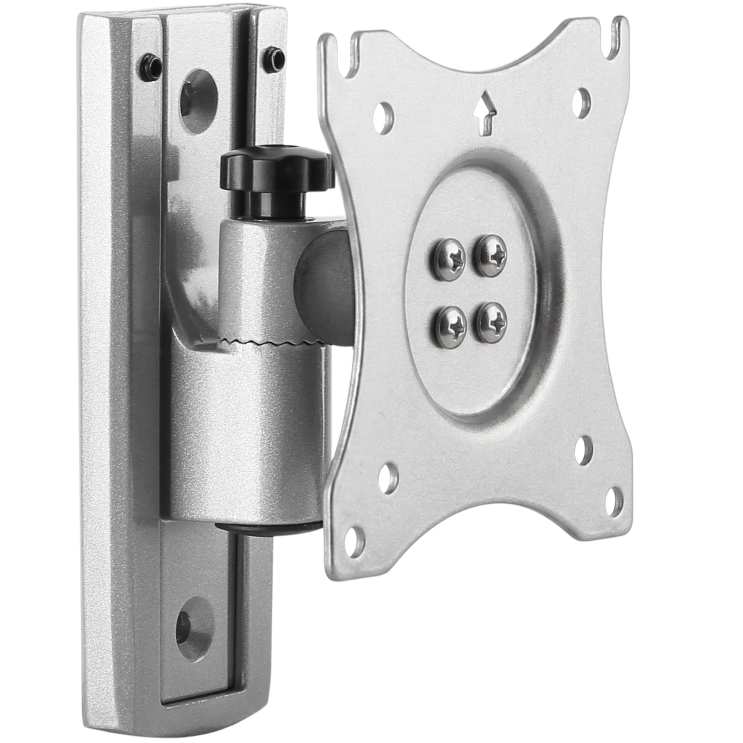 RICOO Monitor Bracket Tilt Swivel for 13-27 Inch S3111 for LED LCD OLED Curved and Flatscreens TV Wall Mount Universal for VESA 75x75 100x100