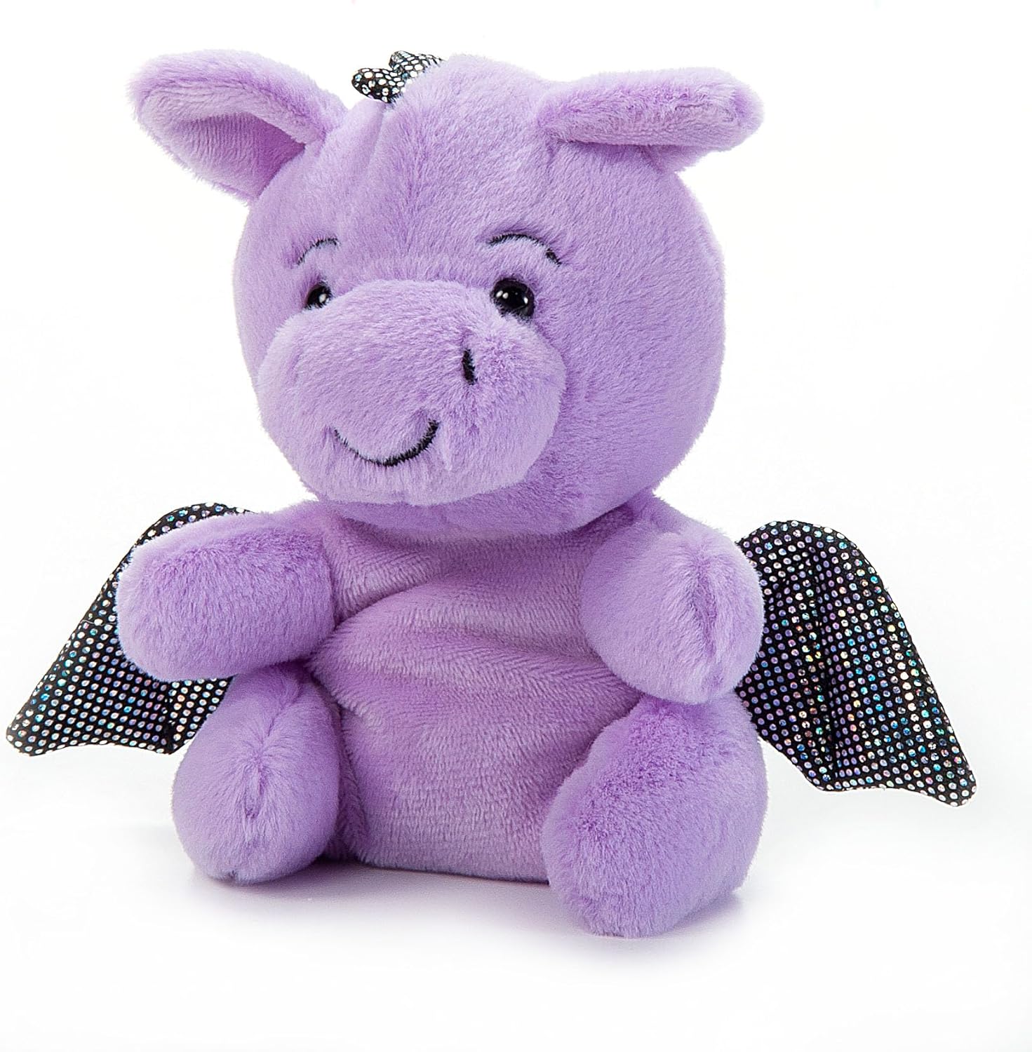 The Petting Zoo Purple Dragon Stuffed Animal Plushie, Gifts for Kids, Nuggetz Dragon Animals, Dragon Plush Toy 6 Inches
