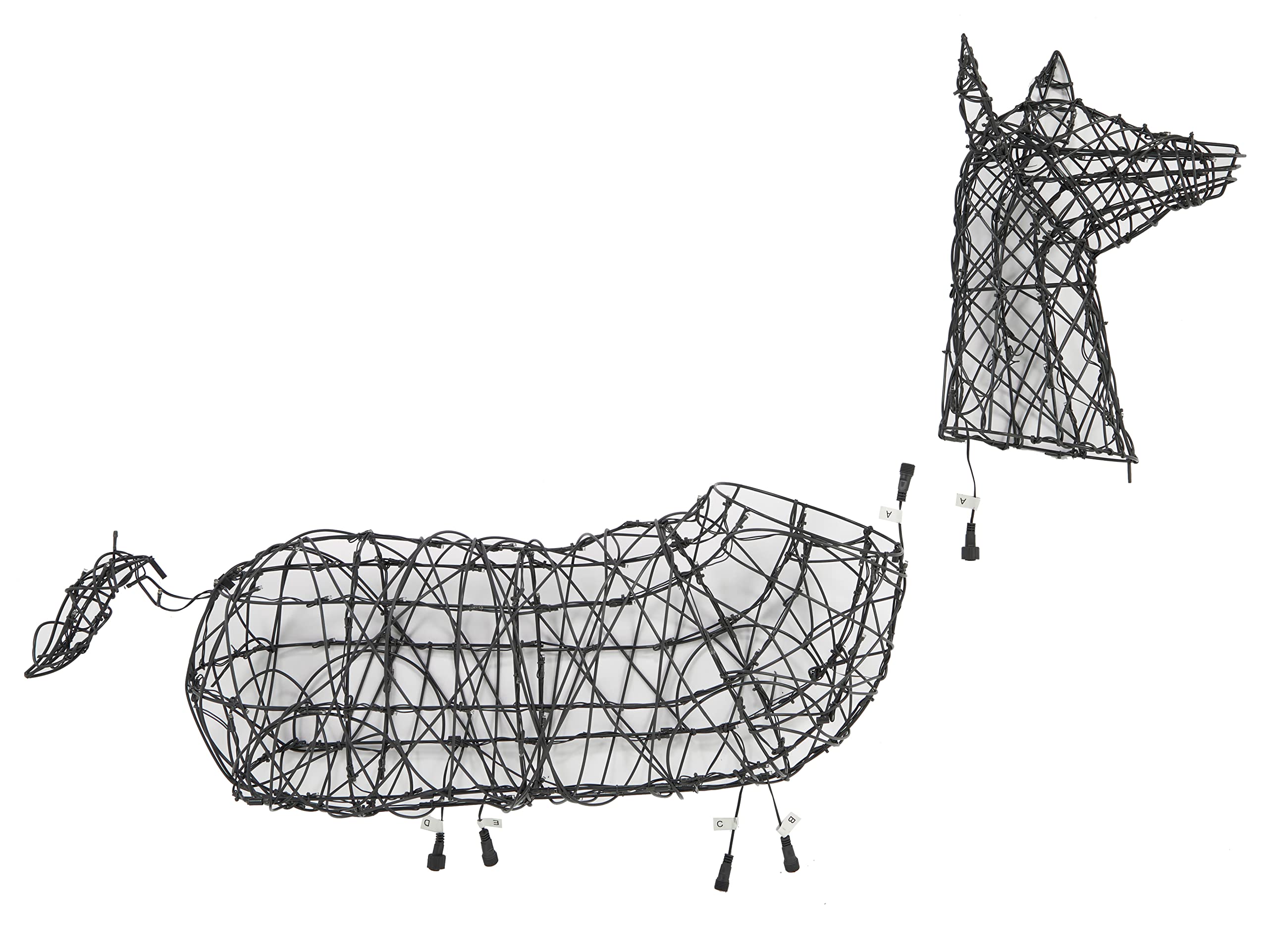 Kerstverlichting buiten en binnen - Rendier - 63cm hoog - 3D figuur - energiezuinig - kerst