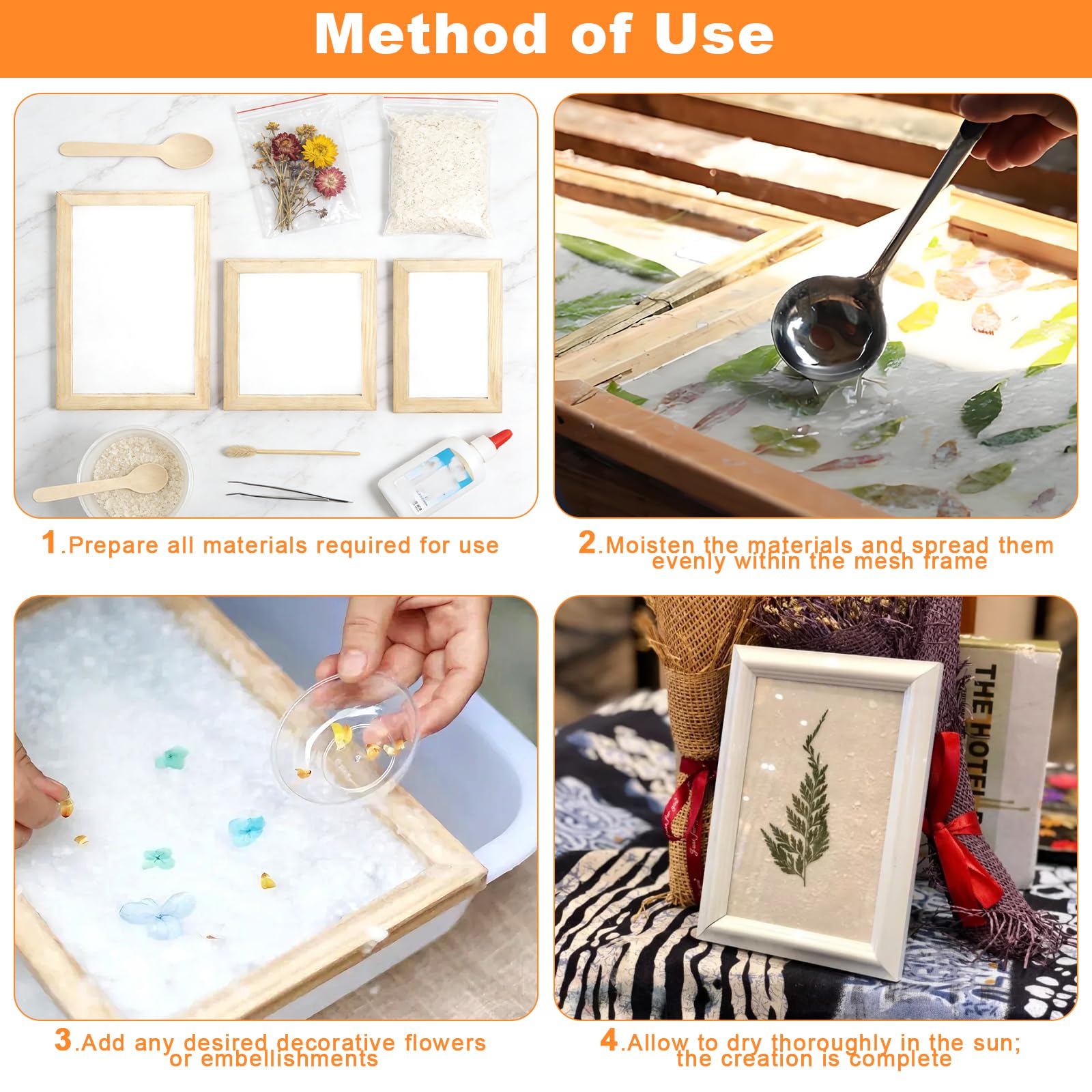 3PCS marcos para fabricación de papel en madera set papel artesanal con bastidor y tamiz herramienta para hacer papel reciclado diy manualidades talleres y enseñanza marco para fabricar papel