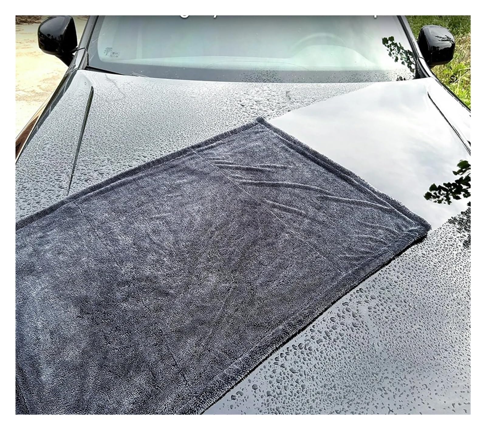 Mikrofaser Trockentuch Autowaschlappen Premium-Tuch Verdicken Weich Professionelle Autoreinigung(60x90 1pcs)