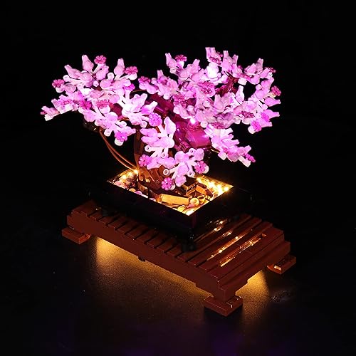 Miniatura 2 de Kit de luz LED para Lego Icons Bonsai Tree 10281, compatible con Lego Botanical Collection, juego de construcción de decoración de plantas (solo