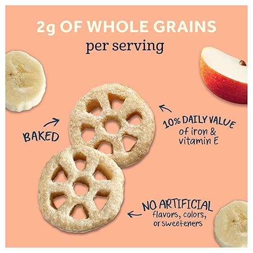 Miniatura 7 de Gerber Graduados dedo alimentos Botes de cosecha Apple Wagon Wheels, 1.48 oz (Paquete de 6)