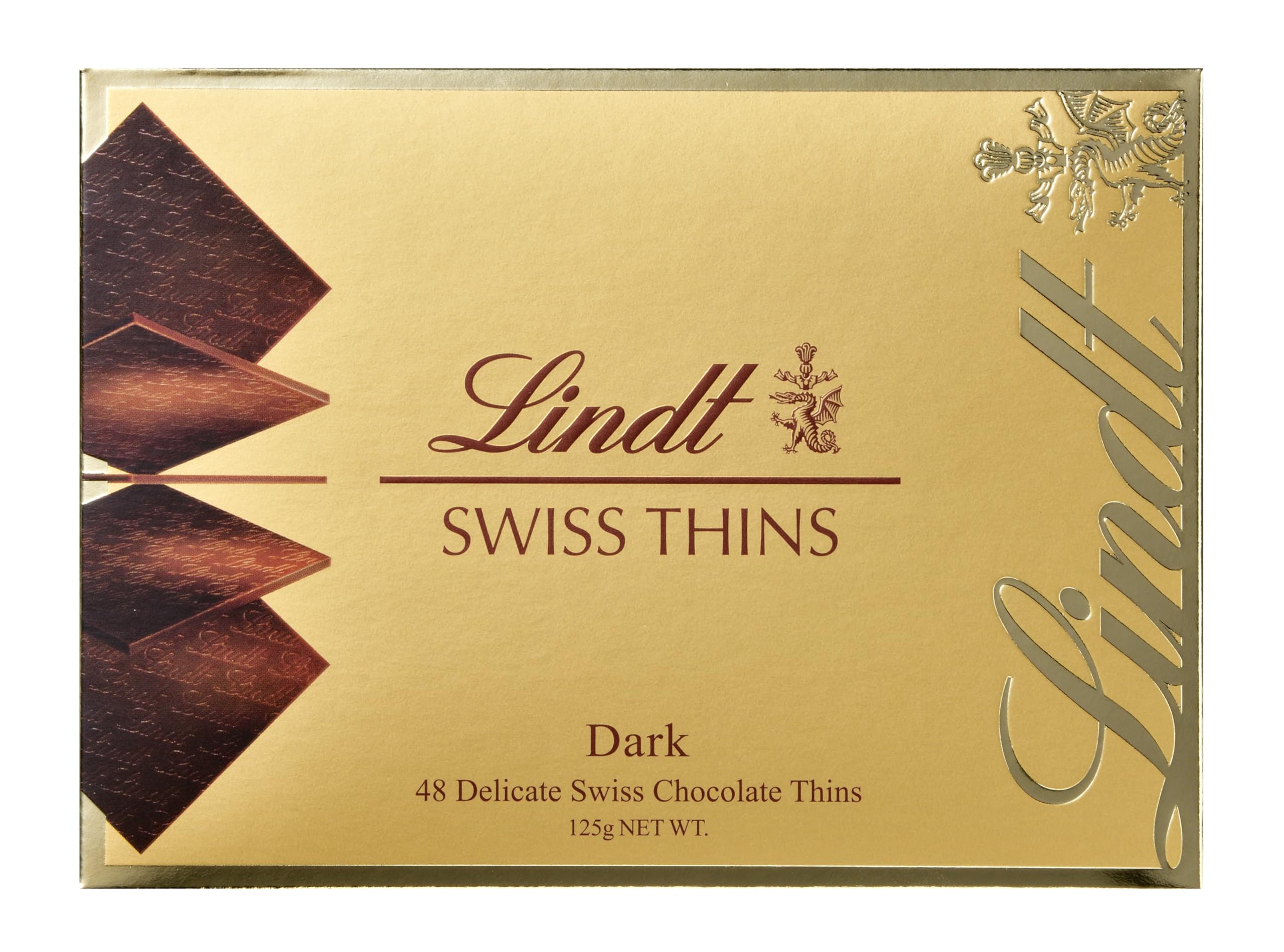 Amazon | Lindt(リンツ) ビタースイート・エキストラシン 125g | Lindt