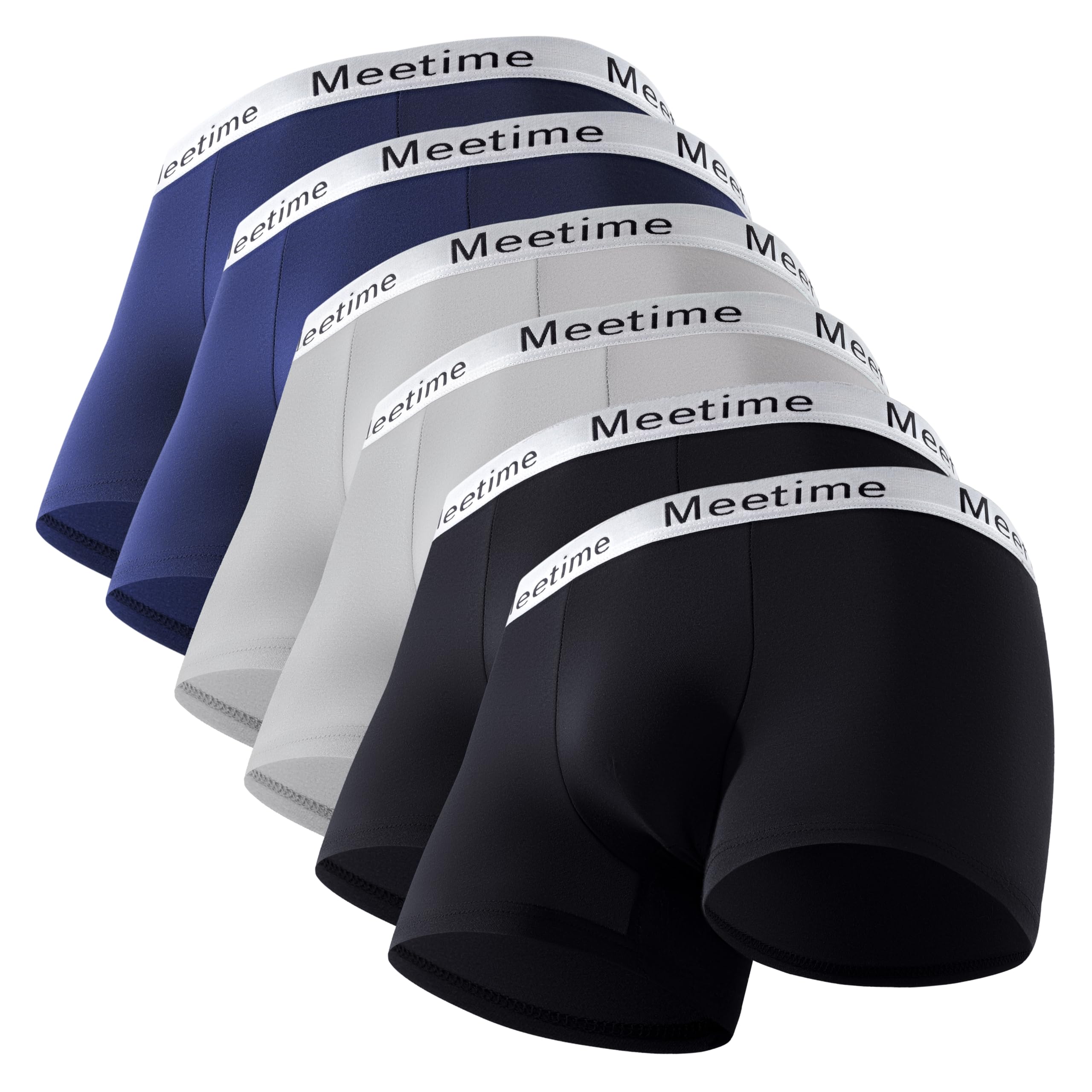 Amazon | [Meetime] 【皮膚科医x工学博士が開発】 ボクサーパンツ 6枚