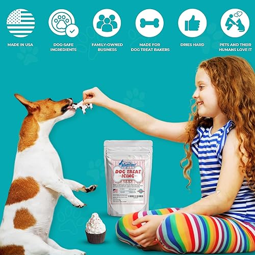 Miniatura 5 de Magifrost glaseado para golosinas para perros, crea delicias vibrantes y seguras para perros, fabricado en los Estados Unidos, ingredientes simples