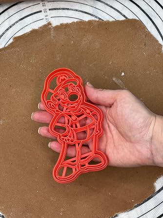 Cool Mario Cookie Cutter & Mold Produced by 3D Kitchen Art