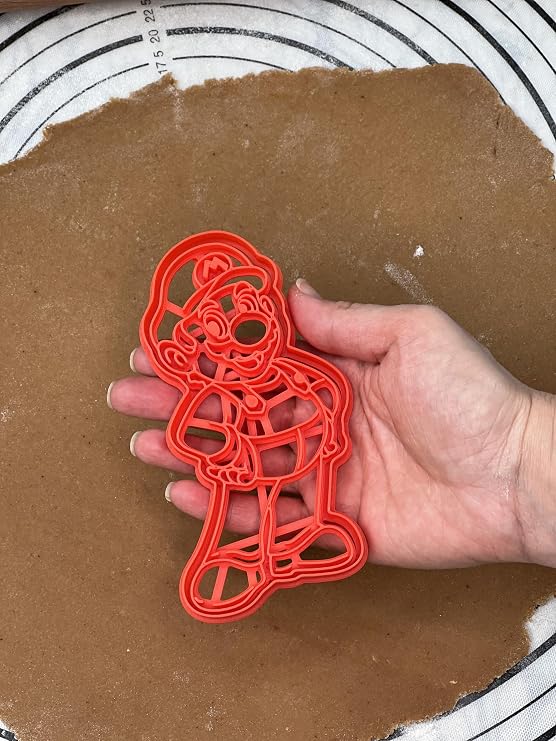 Cool Mario Cookie Cutter & Mold Produced by 3D Kitchen Art