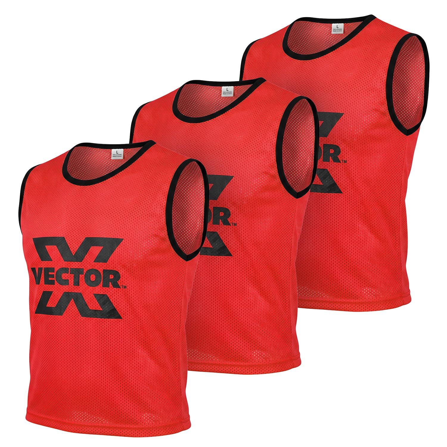 Vector X 100% Polyester Mesh High sweat absorbent Training Bibs | Ideal for Foot ball Soccer Basketball Volleyball, Track and Field Play | Lightweight Scrimmage Vests Pennies