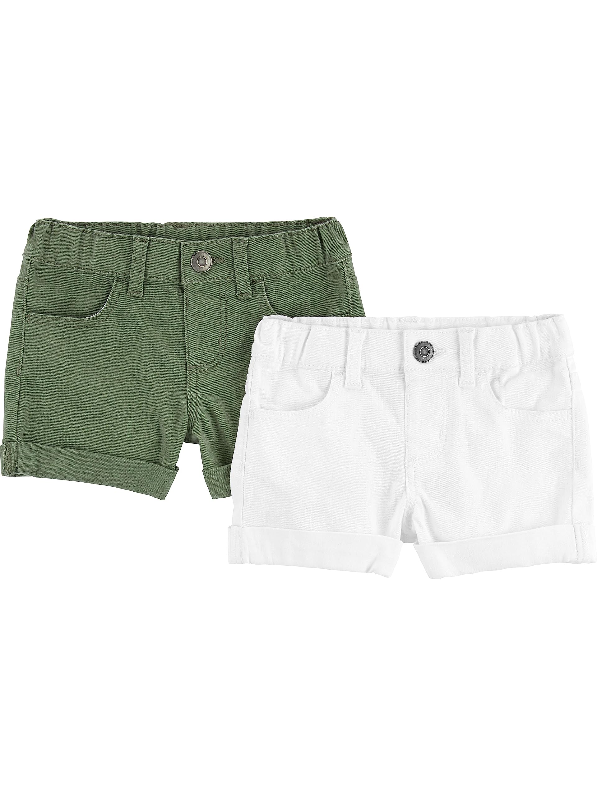 Simple Joys by Carter's Mädchen Shorts Denim Shorts, Pack of 2