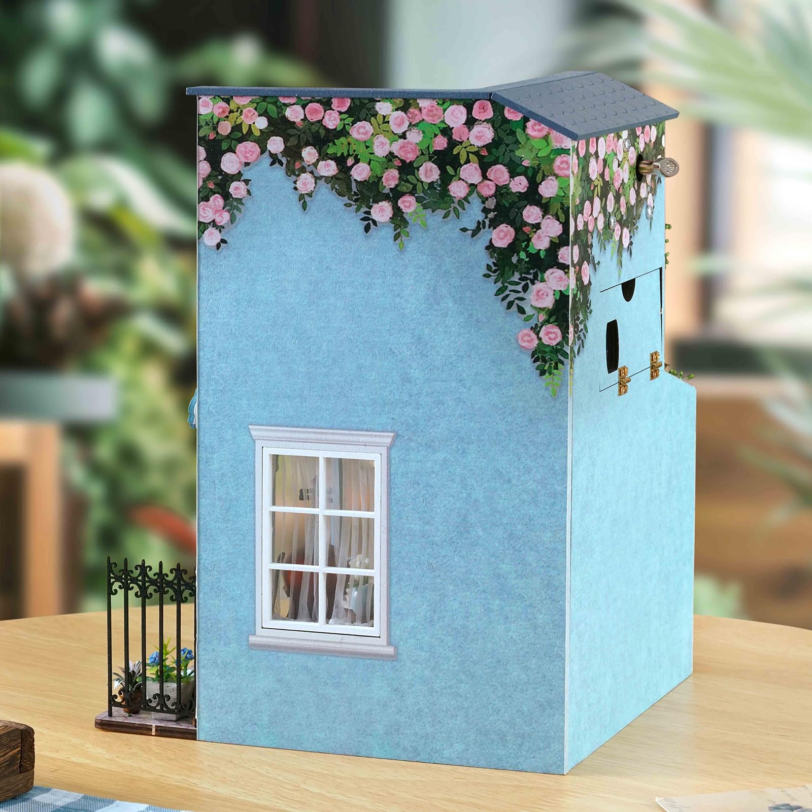 CUTEROOM Miniature House Kits For Adults,Mini Dollhouse Wooden Furniture Kit - Image 4