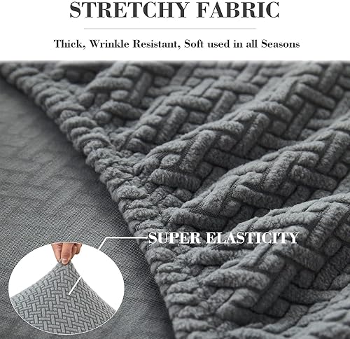 Miniatura 4 de Fundas de cojín para sofá seccional, fundas de sofá modular para muebles, fundas de sofá elásticas lavables y suaves, antideslizantes, agradables